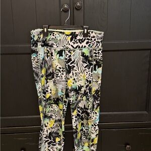Calvin Klein Performance Multicolor Tropical Print Leggings